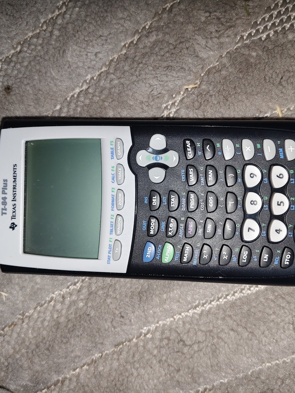 Texas Instruments TI-84 Plus Graphing Calculator - Black/White